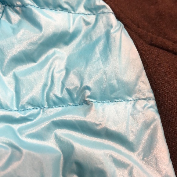 Calvin Klein Performance Small Part Puffer Blue and Black Jacket - Picture 7 of 17